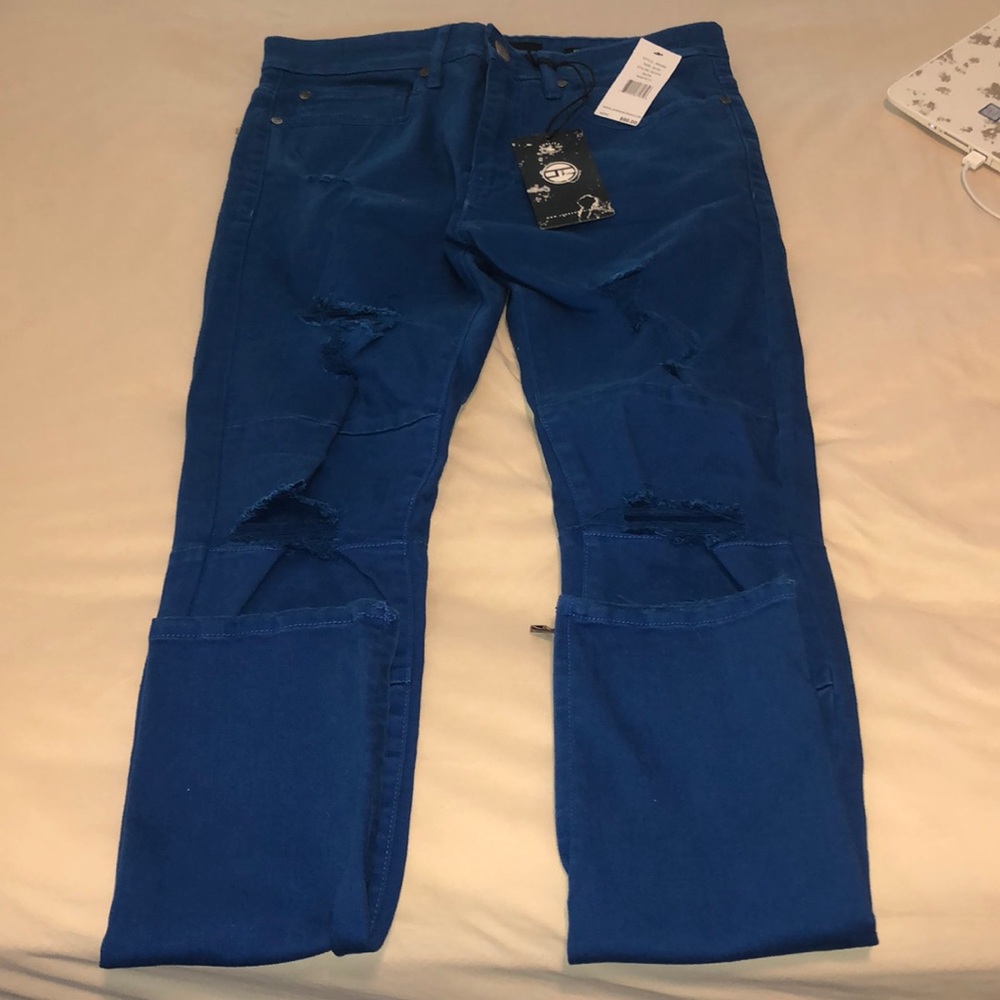 Jordan Craig Denim Jeans Blue NWT 32/32 Zippers
